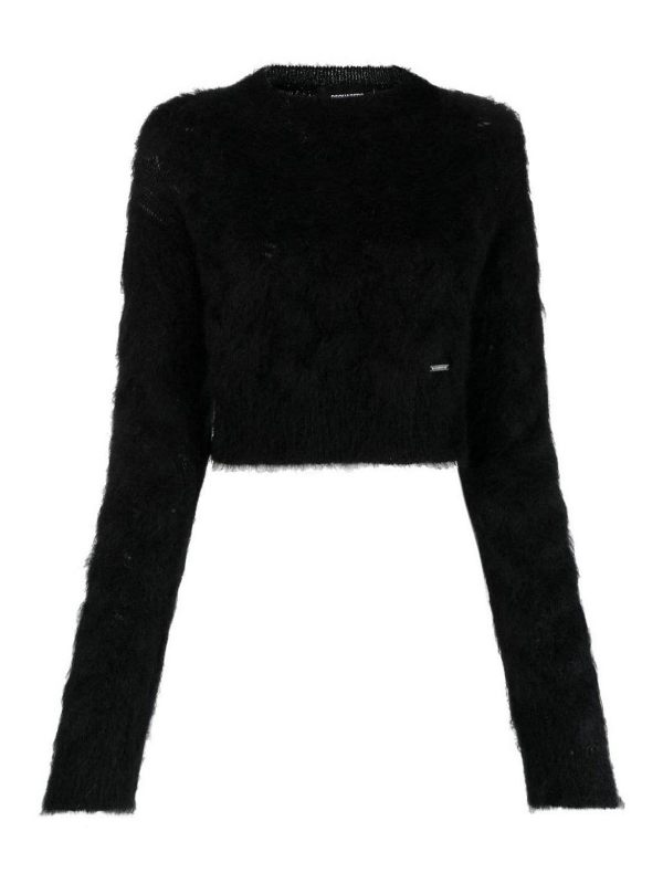 Dsquared2 Pull Col Rond - Noir