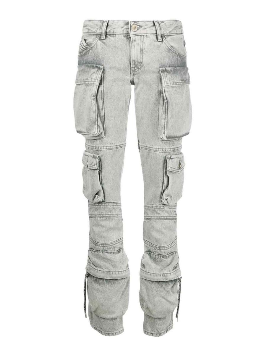The Attico Jean Bootcut - Gris