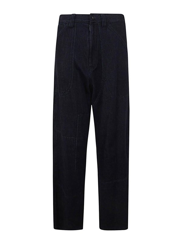 Y'S Pantalons Décontractés - Bleu