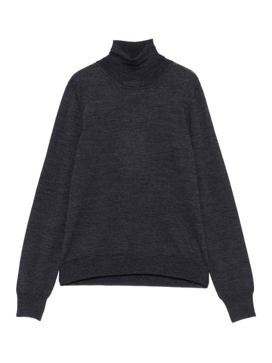 Maison Margiela Pull Col Rond - Bleu