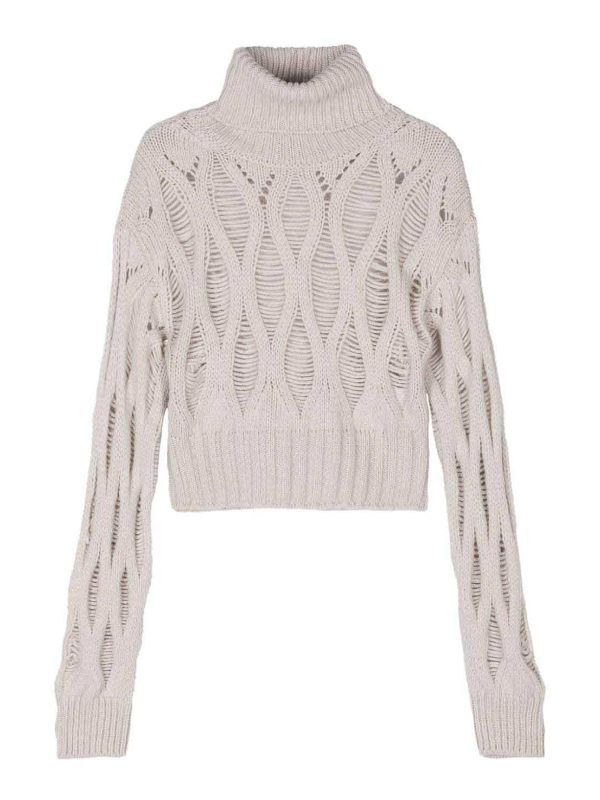 Wild Cashmere Pull Col Roulé - Beige