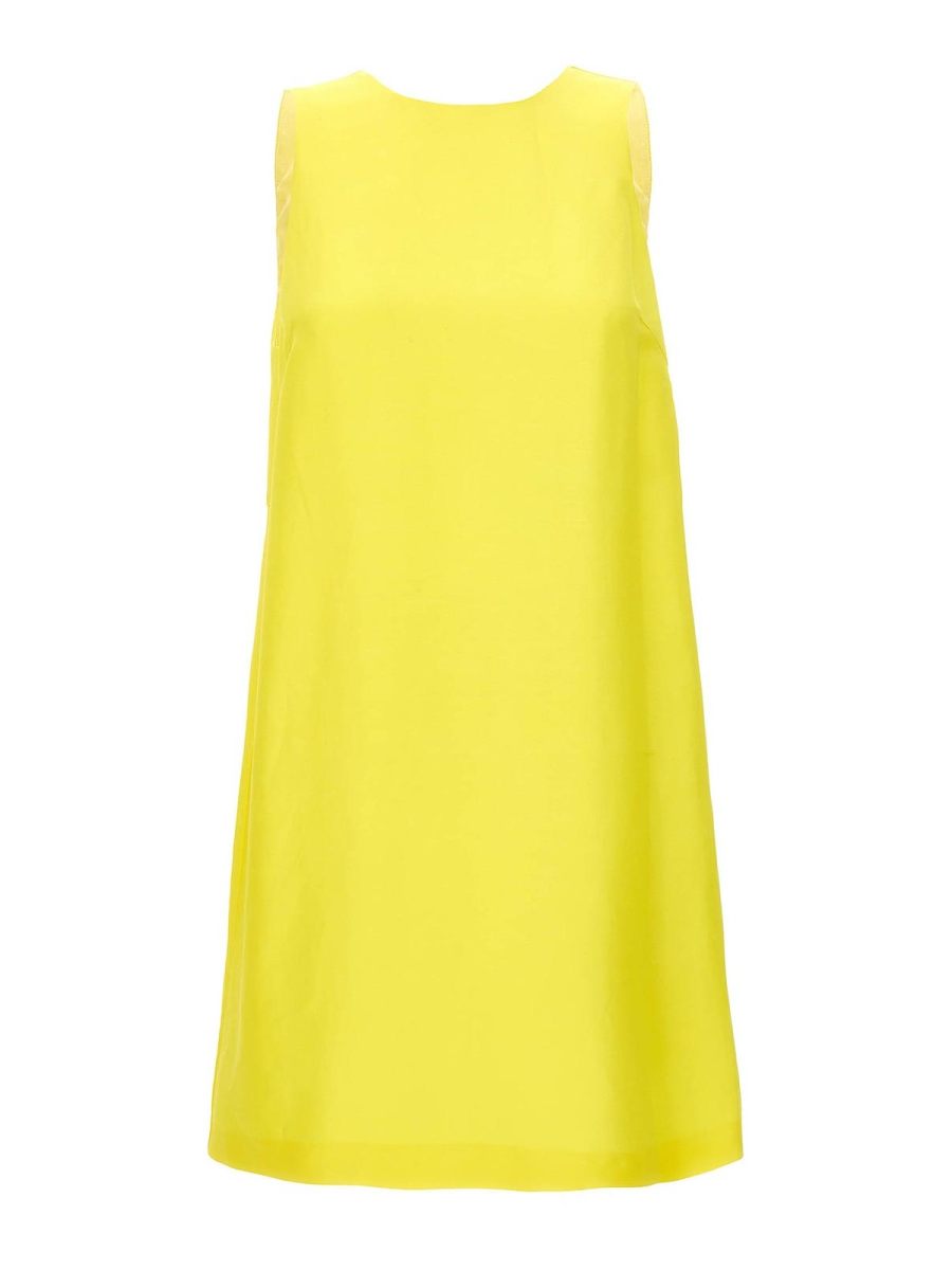 Twinset Robe Au Genou - Jaune