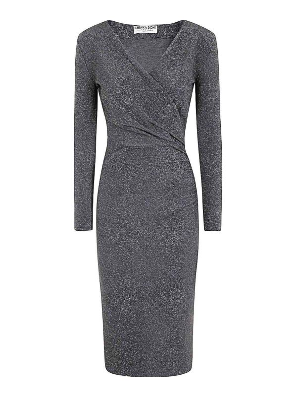 Chiara Boni La Petite Robe Robe Au Genou - Gris