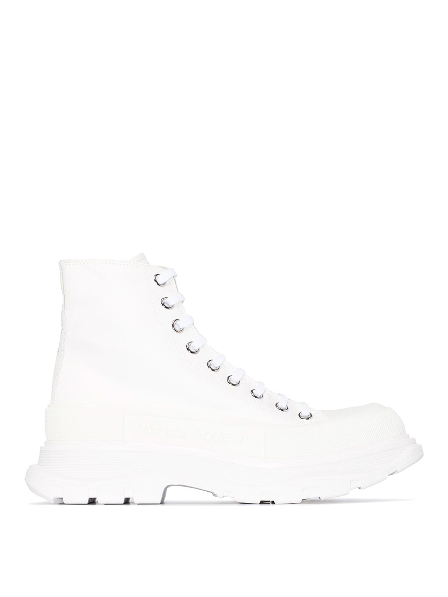 Alexander Mcqueen Bottes - Blanc