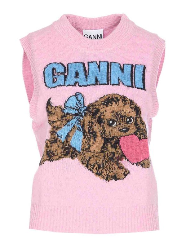 Ganni Gilet - Rose