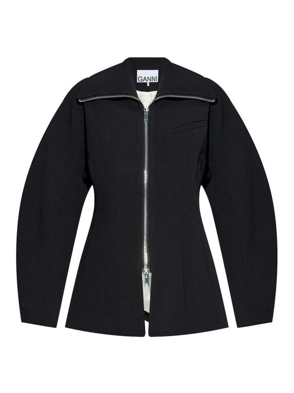 Ganni Veste Casual - Noir