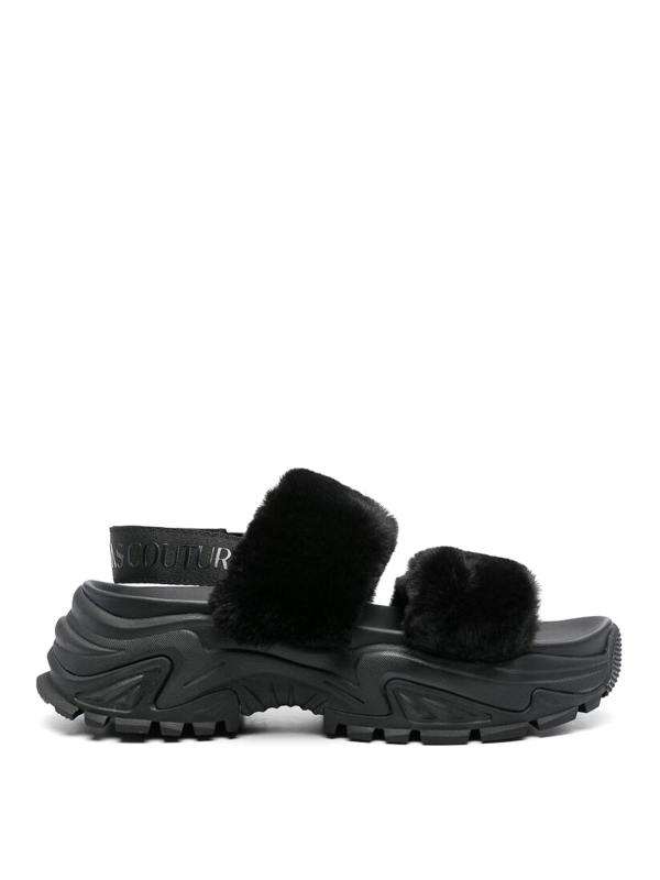 Versace Jeans Couture Sandales - Noir