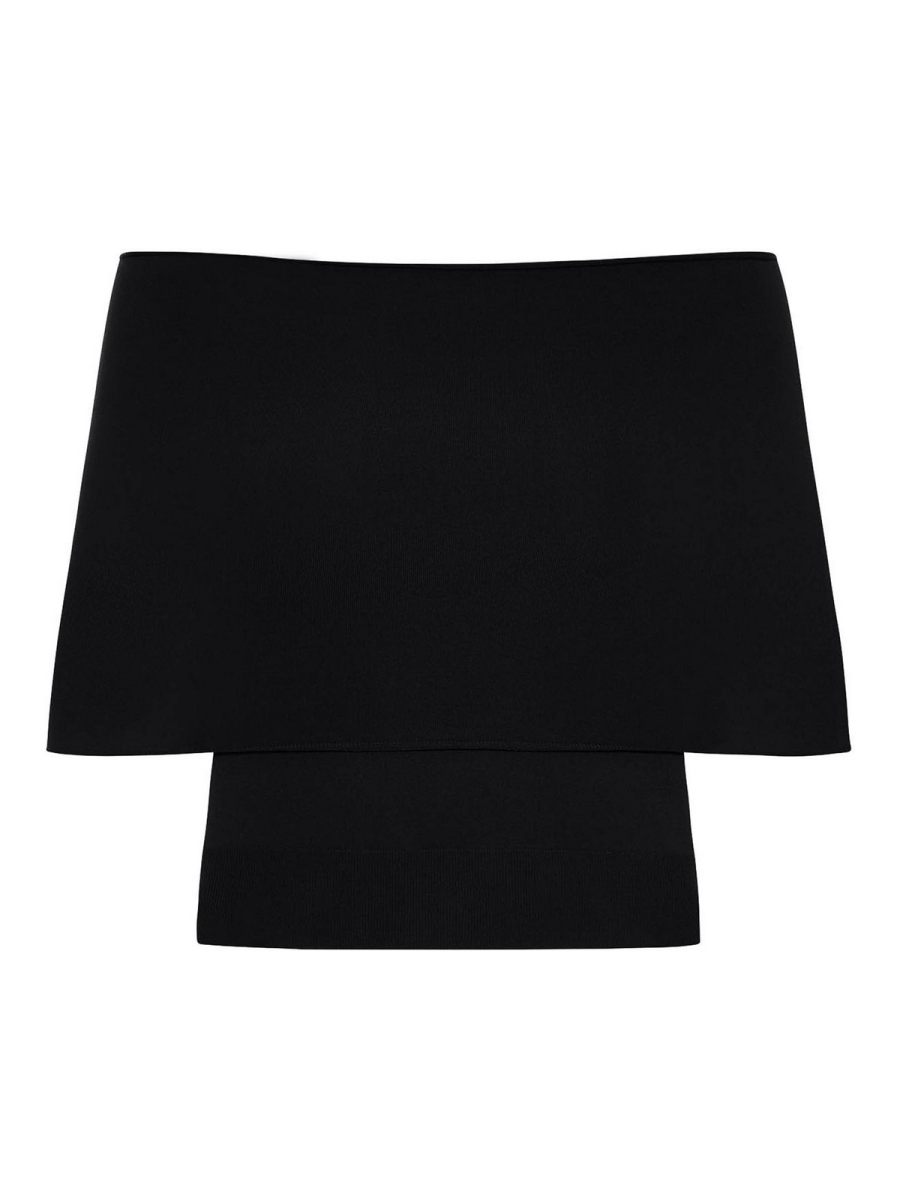 Roberto Collina Pull Col Bateau - Noir