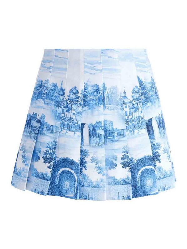 Alice+Olivia Jupe Midi - Bleu Clair