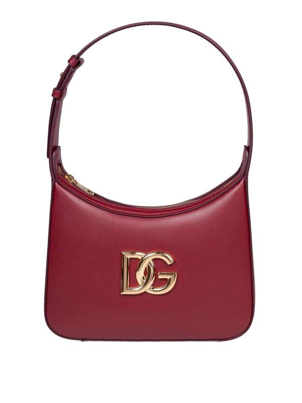 Dolce & Gabbana Sac Porté Épaule - Rouge Bru
