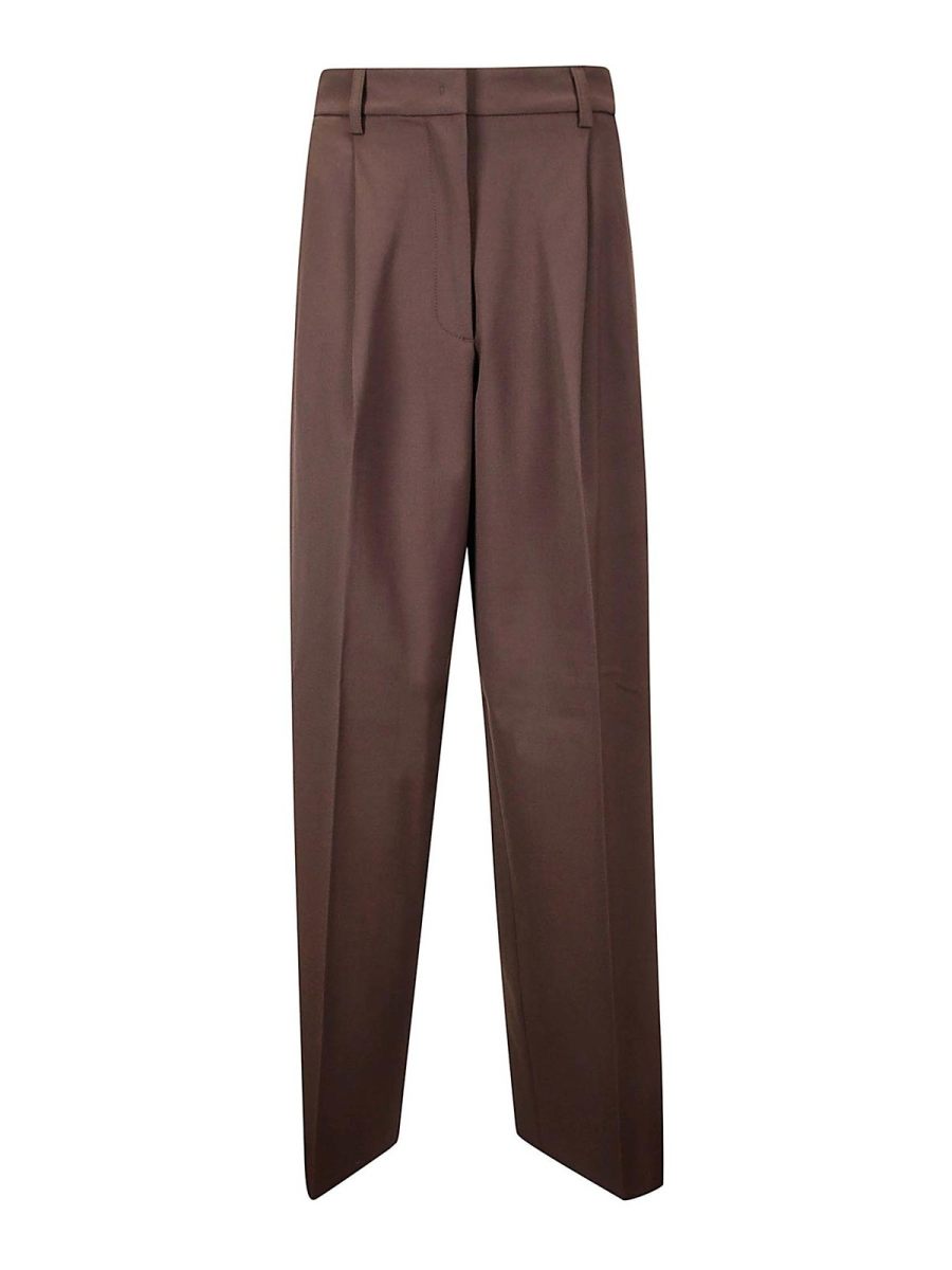 Thelatest Pantalons Décontractés - Marron