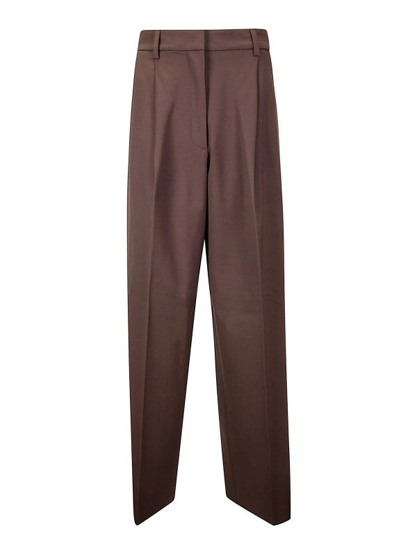Thelatest Pantalons Décontractés - Marron