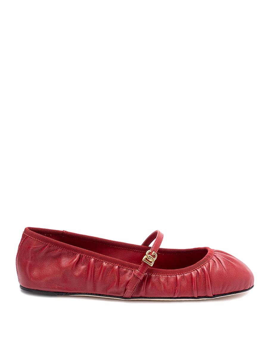 Dolce & Gabbana Ballerines - Rouge