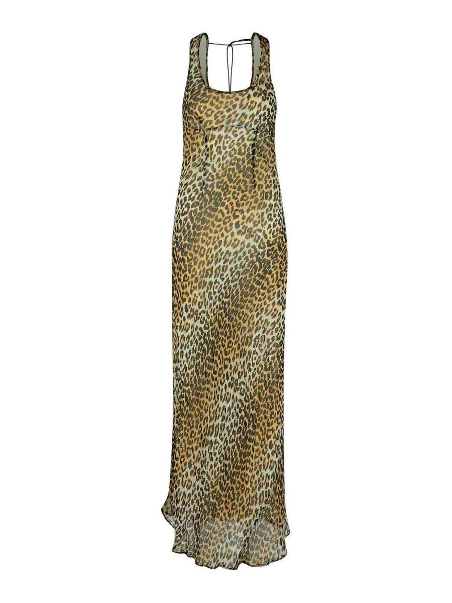 Ganni Maxi Robe - Multicolore