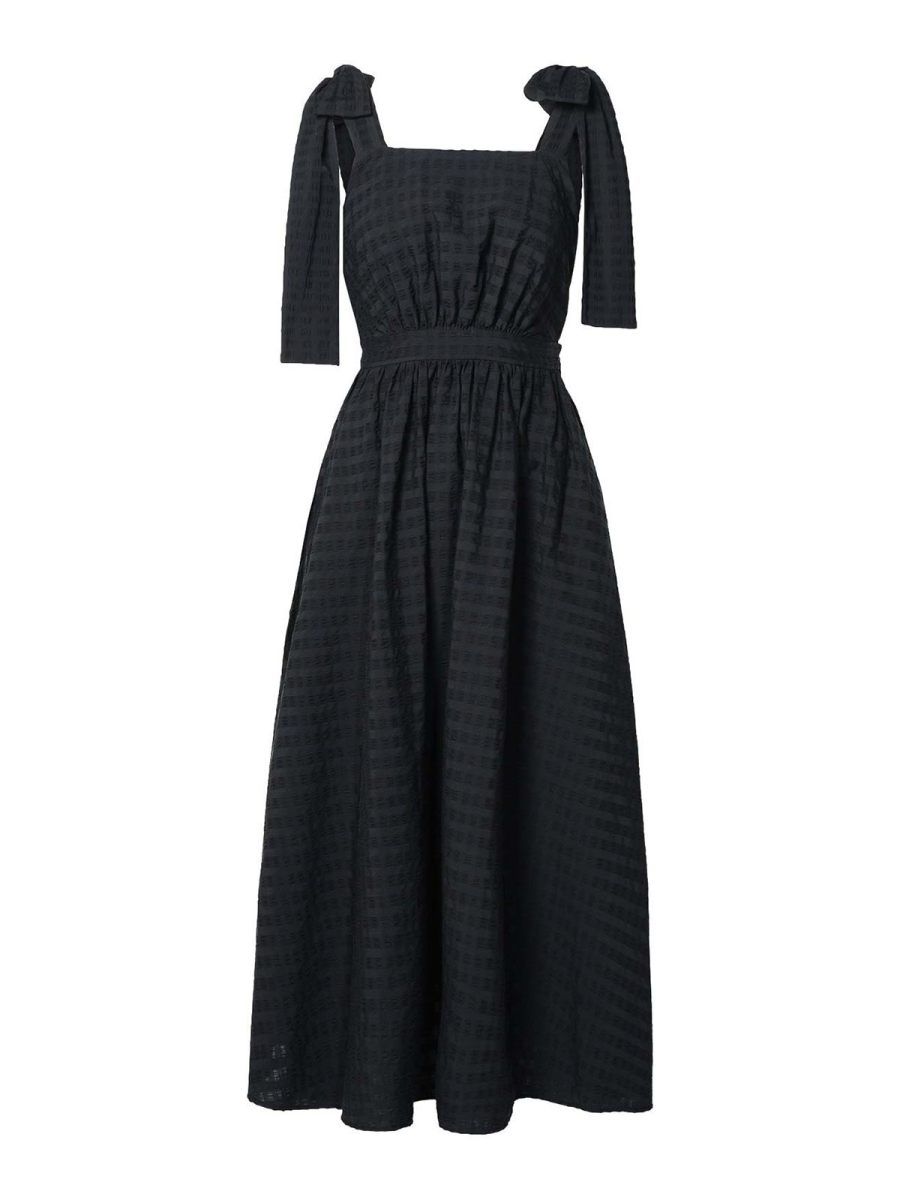 M. S.G. M. Robe Au Genou - Noir