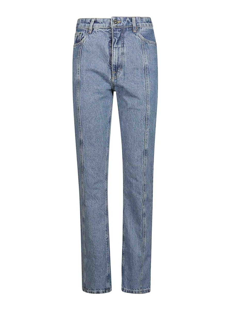 Rotate Birger Christensen Jean Droit - Bleu