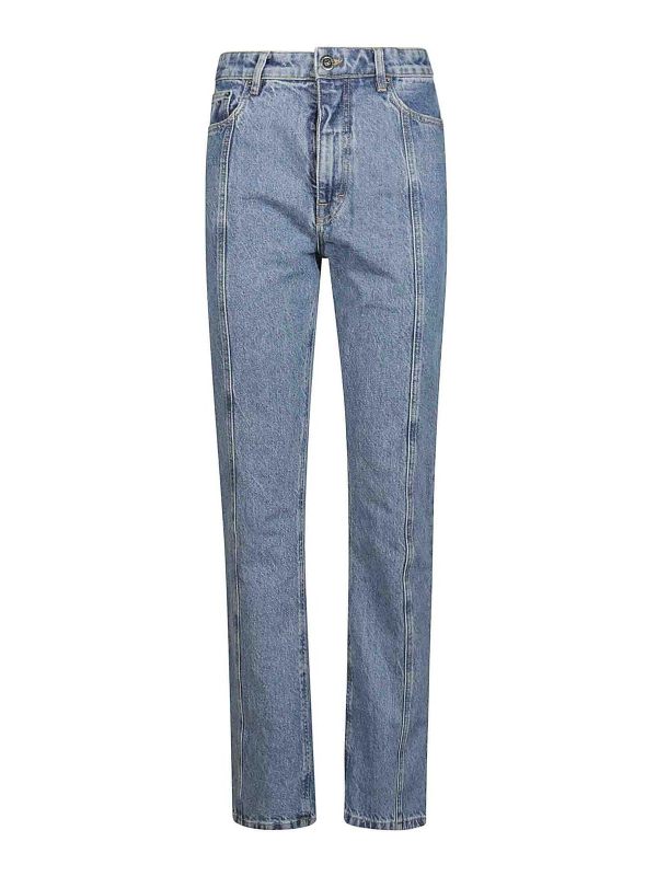 Rotate Birger Christensen Jean Droit - Bleu