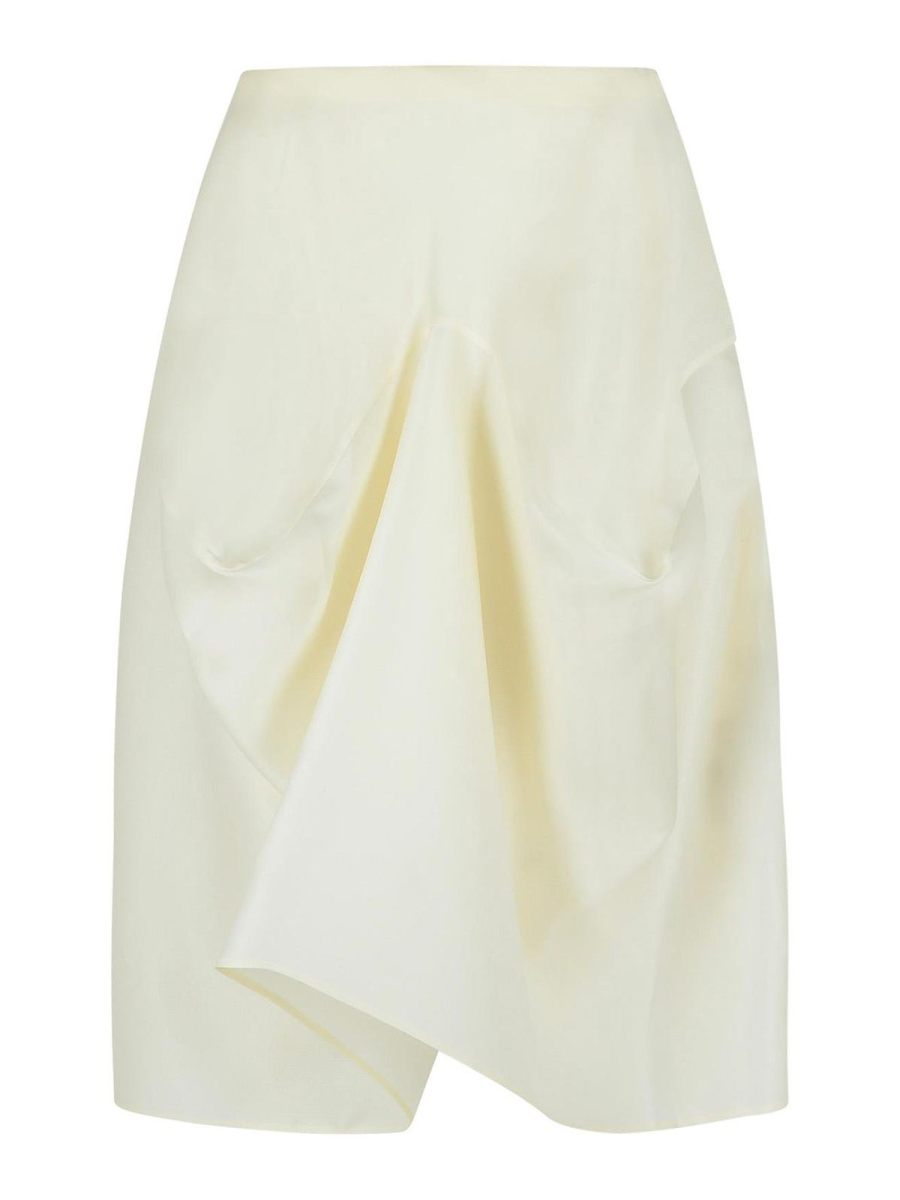 Khaite Jupe Midi - Crème