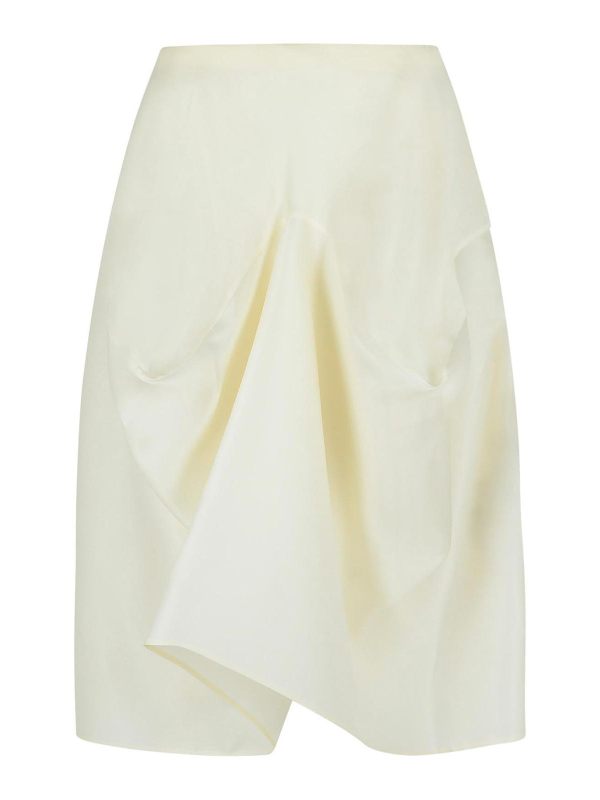 Khaite Jupe Midi - Crème
