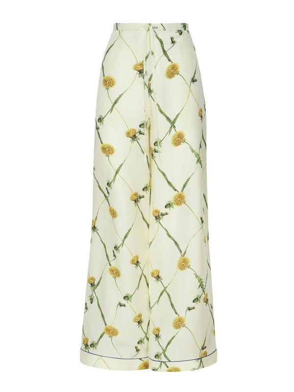Burberry Pantalons Décontractés - Blanc