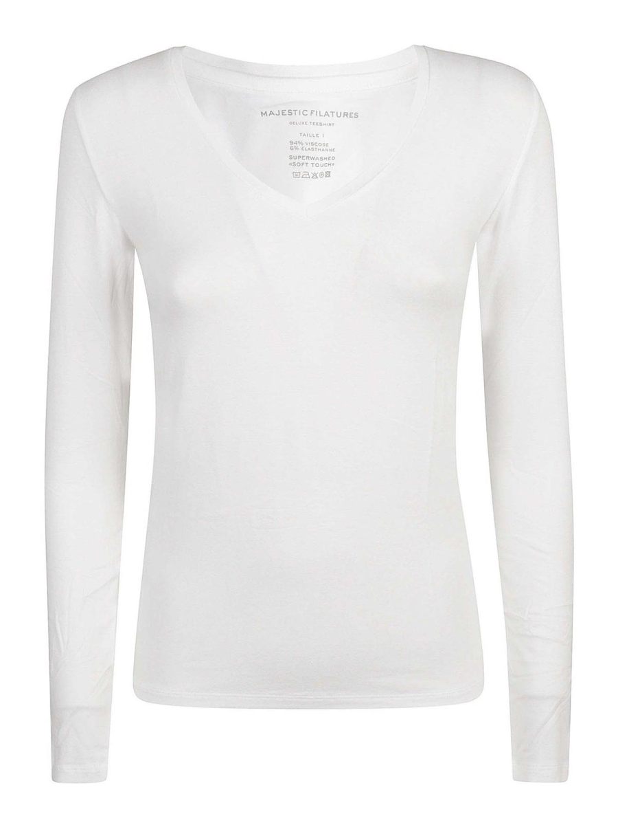 Majestic Filatures T-Shirt - Blanc
