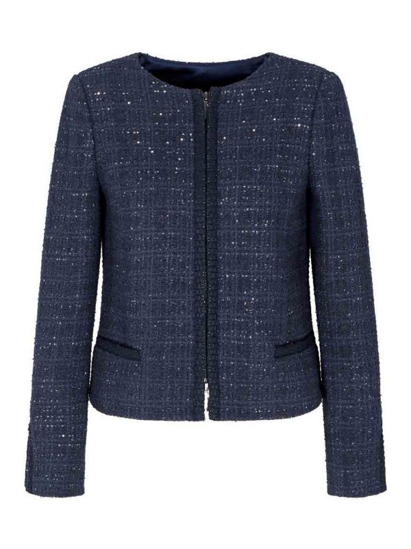 Emporio Armani Veste Casual - Bleu