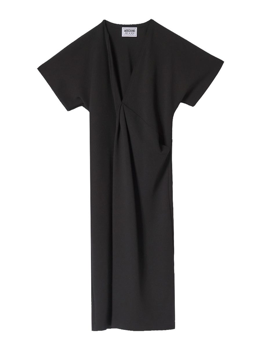 Moschino Jeans Robe Au Genou - Noir