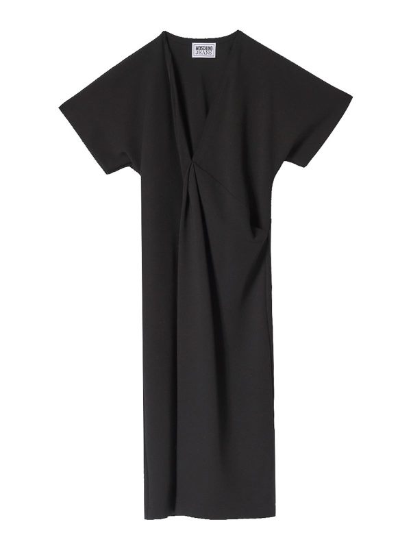 Moschino Jeans Robe Au Genou - Noir