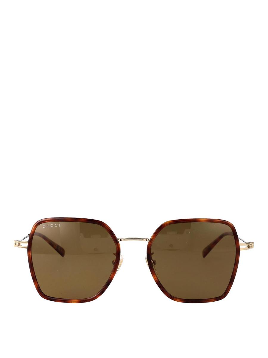 Gucci Lunettes De Soleil - Marron
