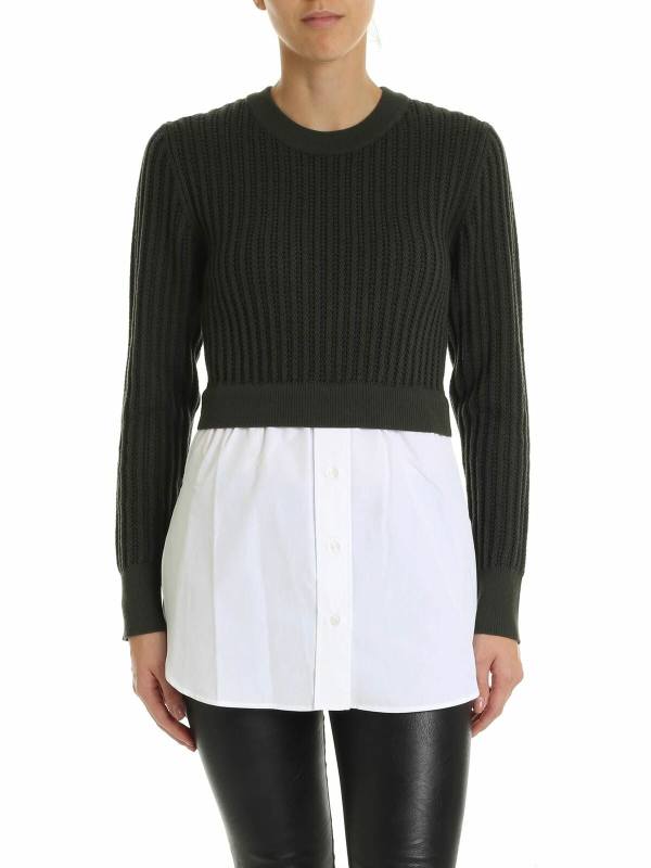 Kenzo Pull Col Rond - Vert