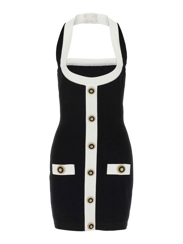 Balmain Robe Au Genou - Filo Leone Catena