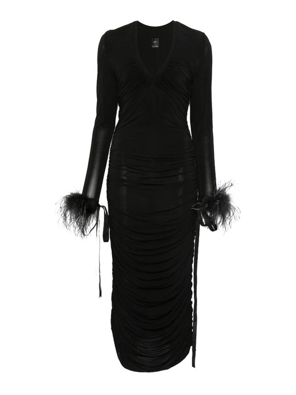 Pinko Maxi Robe - Noir