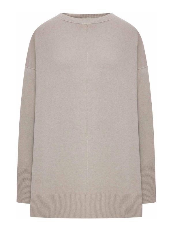 Transit Pull Col Rond - Gris