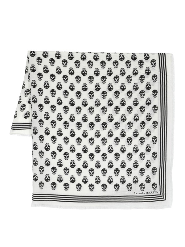 Alexander Mcqueen Étole - Blanc