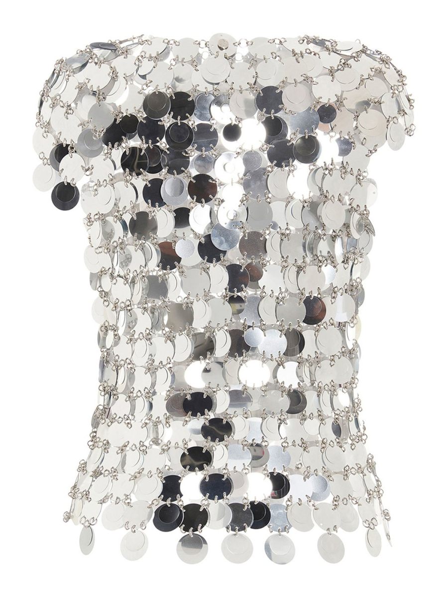 Rabanne Top - Argent