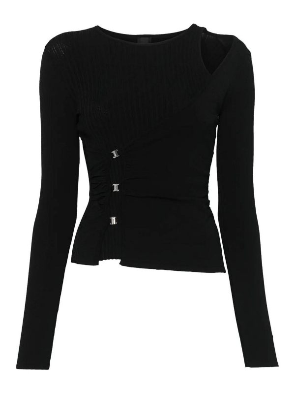 Pinko Pull Col Rond - Noir