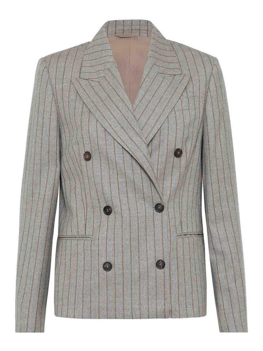 Brunello Cucinelli Blazer - Gris