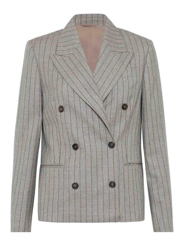 Brunello Cucinelli Blazer - Gris