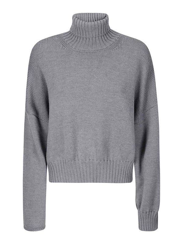 Archiviob Pull Col Roulé - Gris