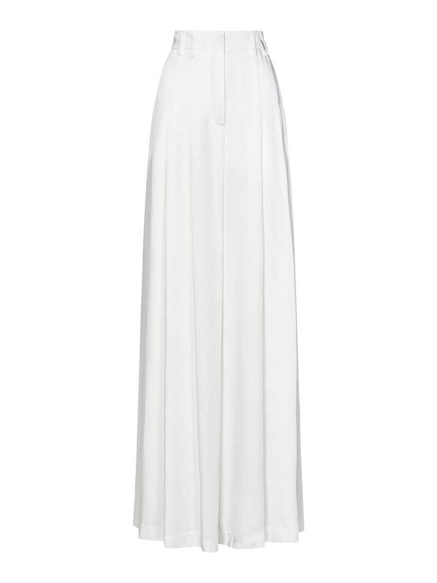Mônot Pantalons Décontractés - Blanc