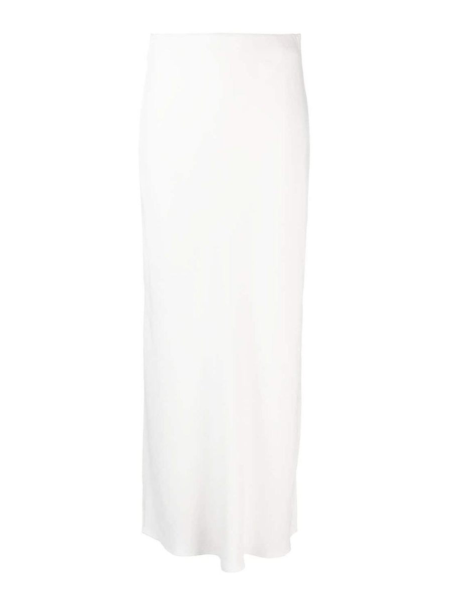 Brunello Cucinelli Jupe Midi - Blanc