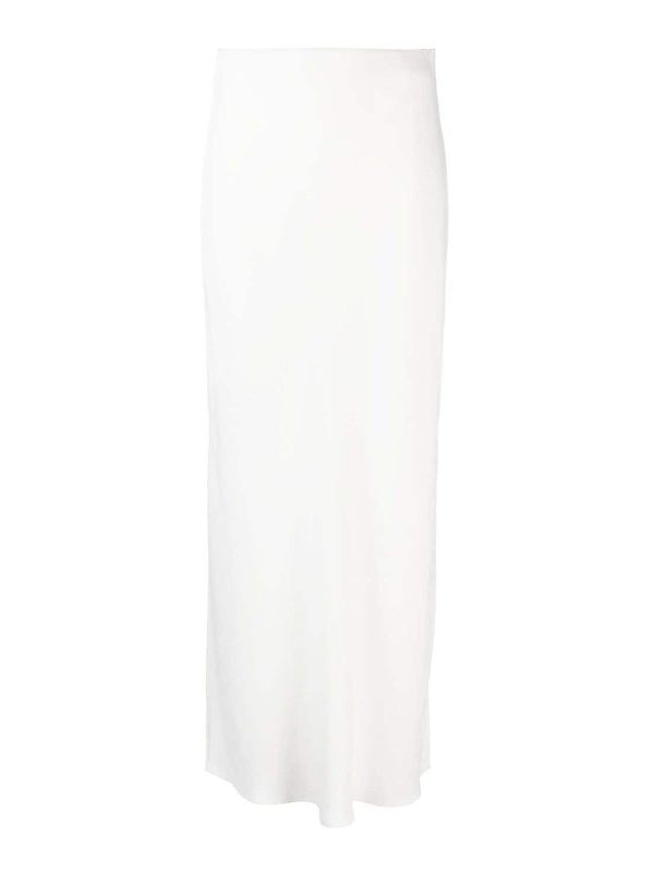 Brunello Cucinelli Jupe Midi - Blanc