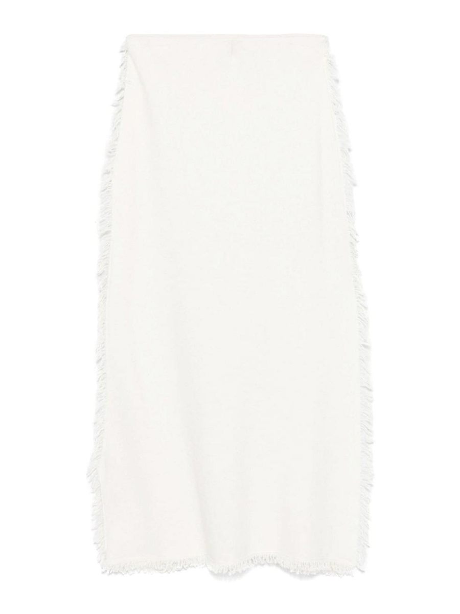 Semicouture Jupe Longue - Crème