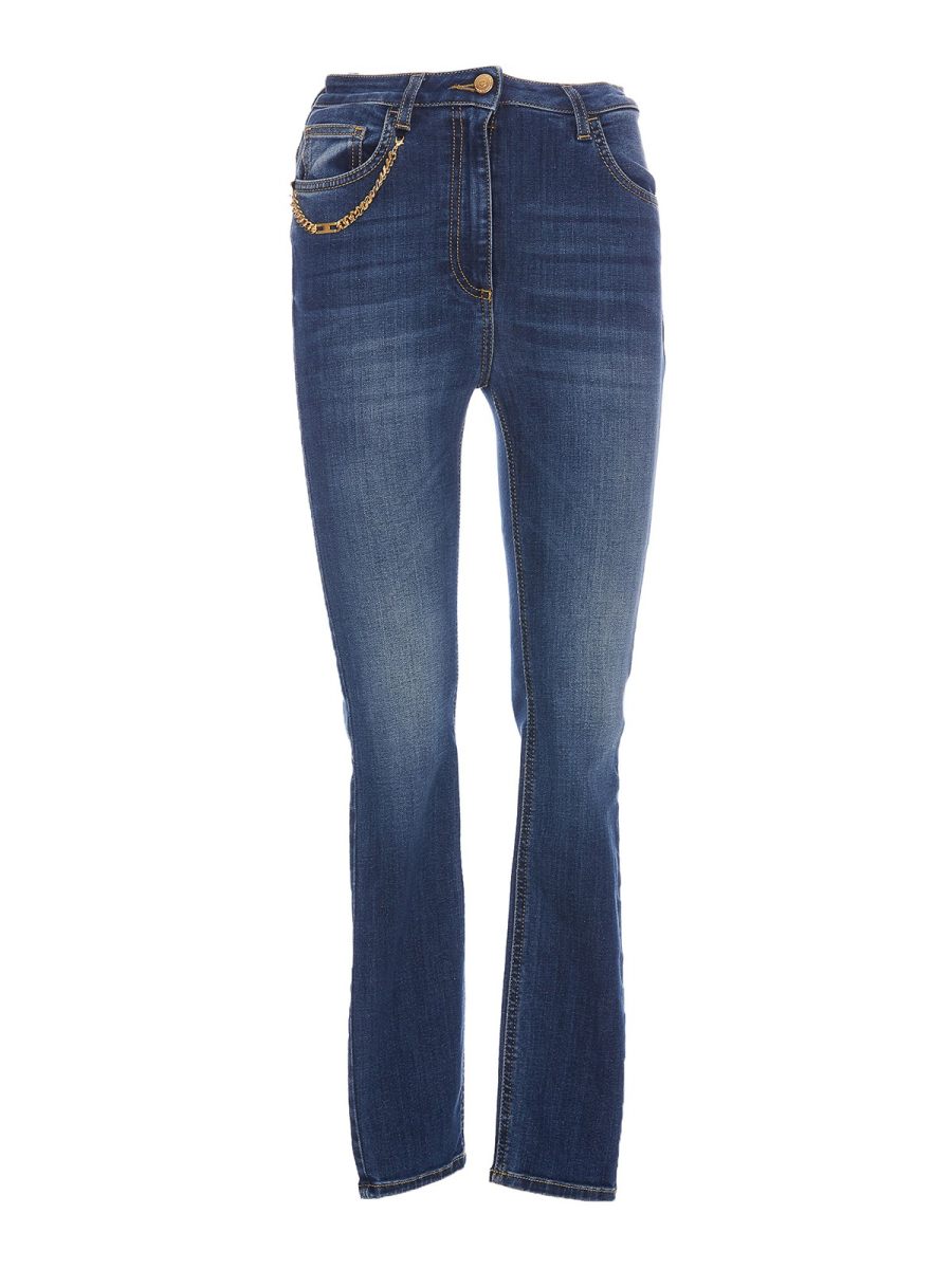Elisabetta Franchi Jean Bootcut - Bleu