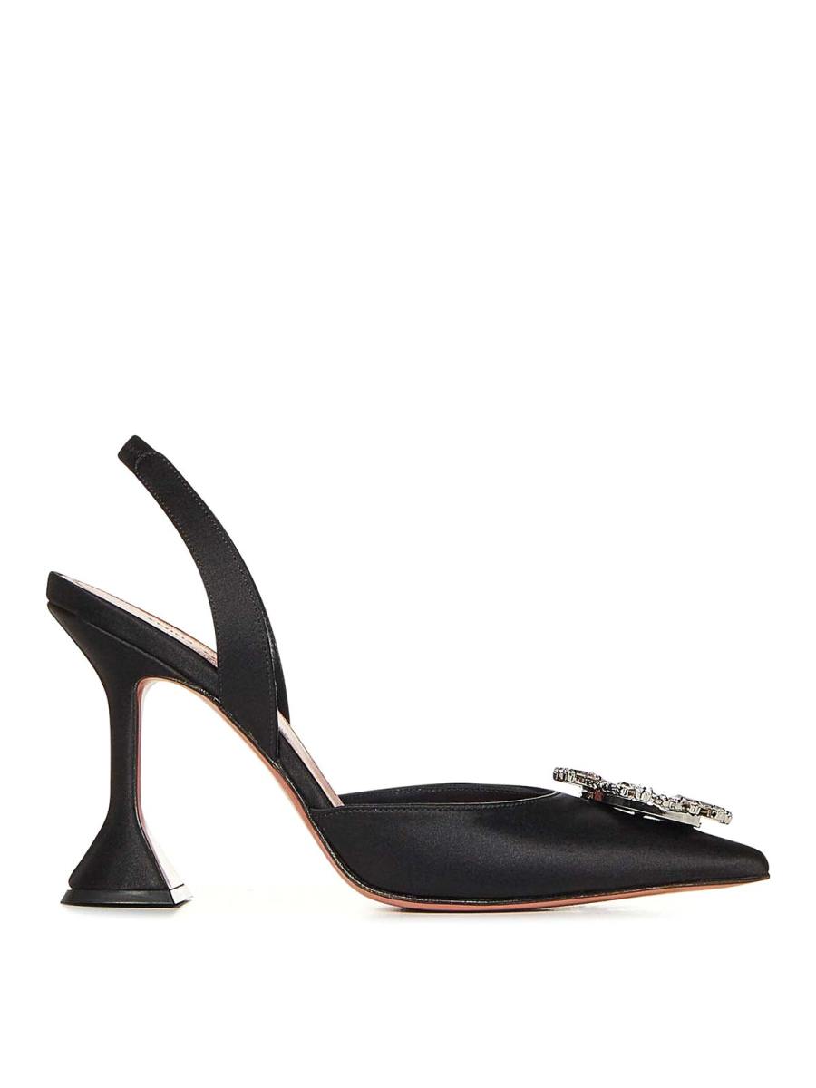 Amina Muaddi Chaussures À Talon - Noir