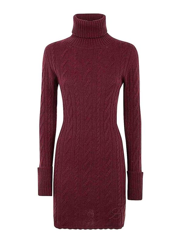 Blumarine Robe Au Genou - Rose
