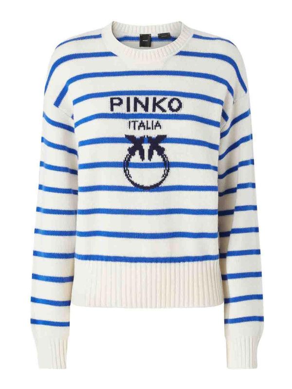 Pinko Pull Col Rond - Blanc