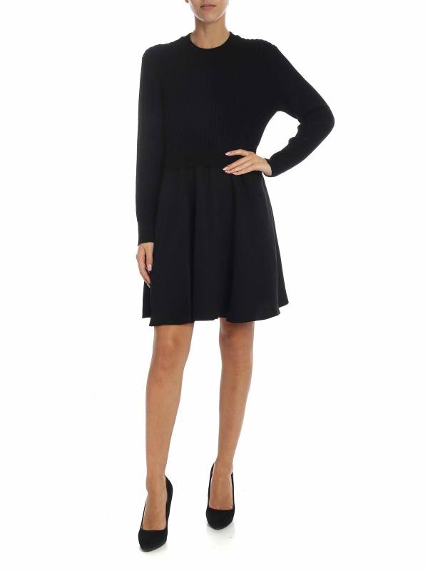 Kenzo Robe Au Genou - Noir