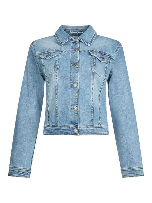 Liu Jo Veste En Jean - Bleu