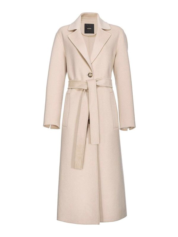 Pinko Manteau Court - Beige